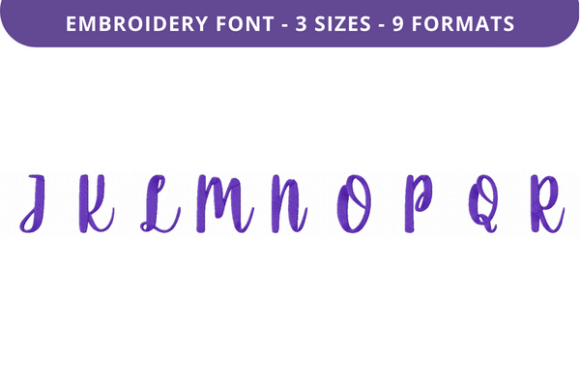 Autumn Mornings Font Uppercase J to R: An Embroidery Designer’s Review
