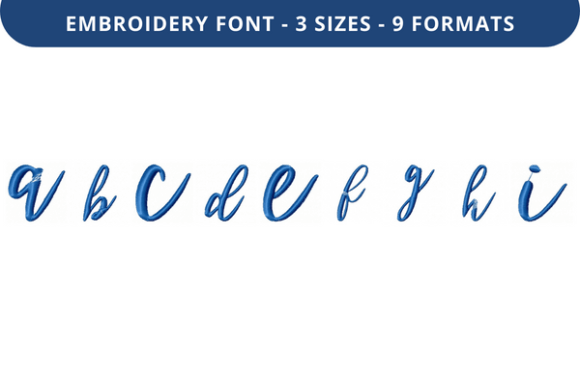 Bethilda Font Lowercase a to I Review for Holiday Sewing