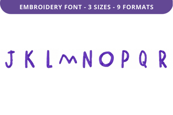 Brittle Bush Uppercase J to R: An Embroidery Designer’s Real Test