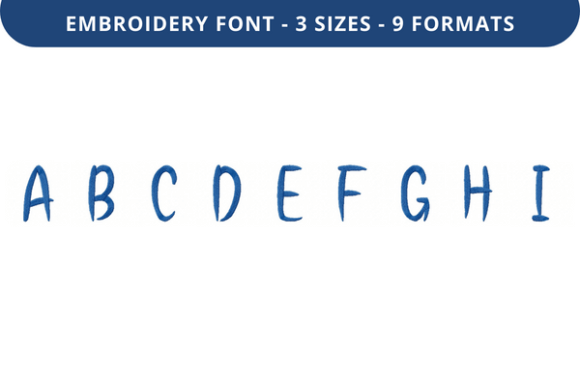 Cat Claws Font Uppercase A-I: Boutique Embroidery Review