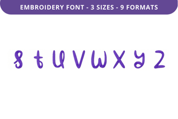Cautiously Cuddly Font Uppercase S to Z Review