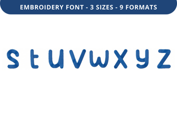 Puhoy Font S to Z: An Embroidery Designer's Honest Review