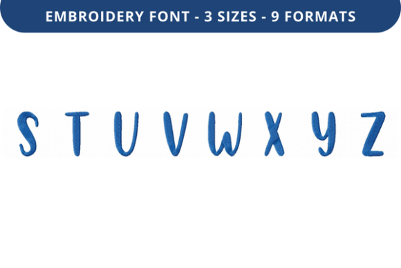Sugar Buns Font S to Z: A Seasonal Embroidery Review