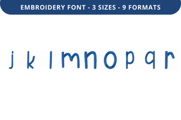 Sunny Box Font Lowercase J to R Merch Review