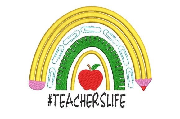 Teacher's Life Embroidery Design: A Seller's Review