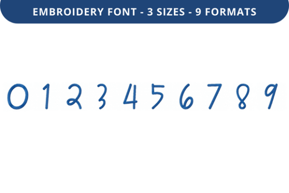 Troofles Font 0 to 9: Boutique Sweatshirt Embroidery Review