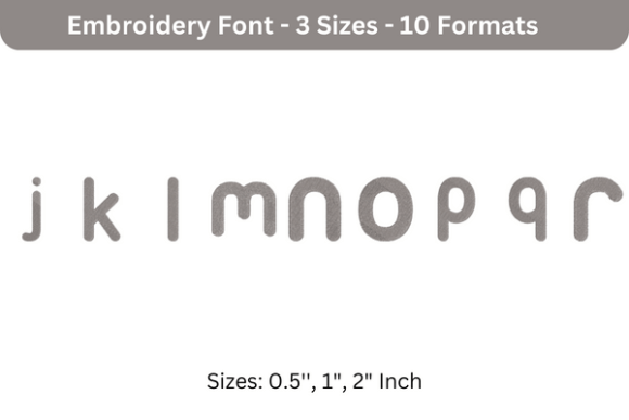 Ubuntu Font J to R: A Seasonal Embroidery Review