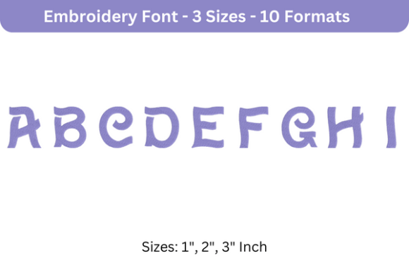 Wavie Font a to I Embroidery Font: A Seller’s Honest Review
